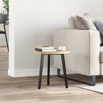 Tafelblad rond &Oslash; 40x2 cm massief acaciahout 3