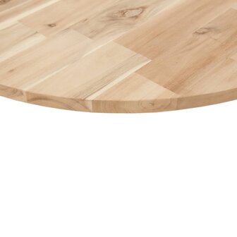 Tafelblad rond &Oslash; 40x2 cm massief acaciahout 8