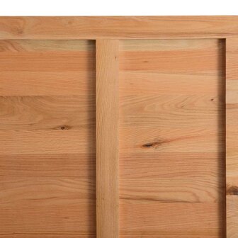 Tafelblad rechthoekig 220x80x4 cm massief eikenhout lichtbruin 8