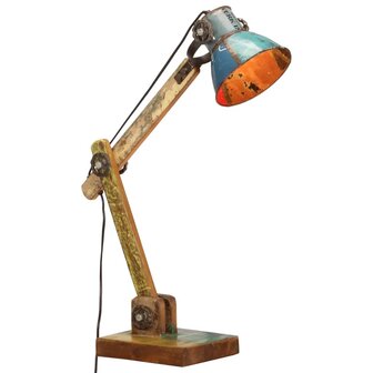 Bureaulamp industrieel rond E27 23x18x95 cm meerkleurig 1