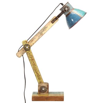 Bureaulamp industrieel rond E27 23x18x95 cm meerkleurig 4