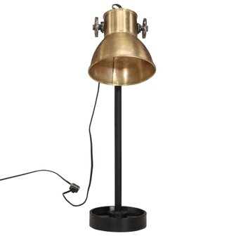 Bureaulamp 25 W E27 15x15x55 cm antiek messing 3