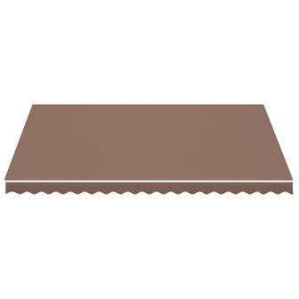 Vervangingsdoek voor luifel 4,5x3,5 m bruin 3