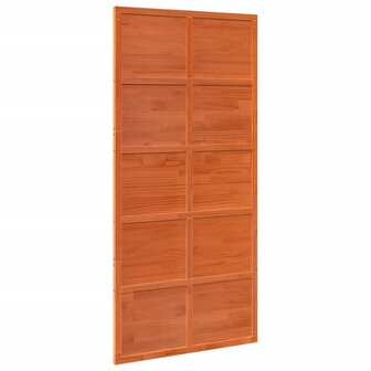 Schuifdeur 100x208 cm massief grenenhout wasbruin 6
