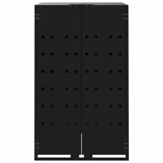 Containerberging voor 5 containers 345x79x117 cm staal zwart 5