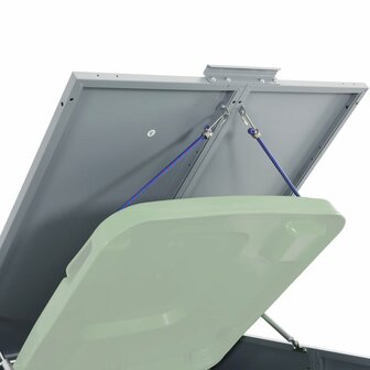 Containerberging voor 4 containers 276x79x117 cm staal grijs 9