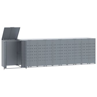 Containerberging voor 6 containers 414x79x117 cm staal grijs 2