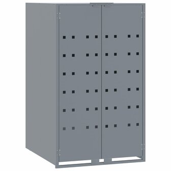 Containerberging voor 6 containers 414x79x117 cm staal grijs 4