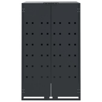 Containerberging voor 1 container 69x79x117 cm staal antraciet 4