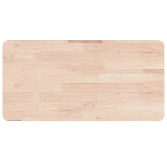 Werkbank rechthoekig 100x60x83 cm massief eikenhout 8