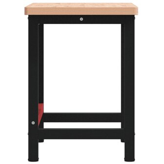 Werkbank rechthoekig 100x60x83 cm massief beukenhout 6