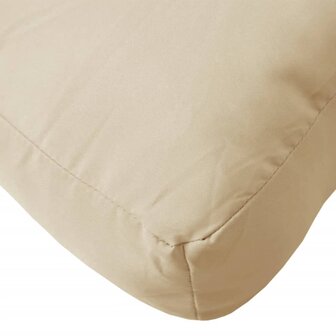 Palletkussen 60x40x12 cm stof beige 7