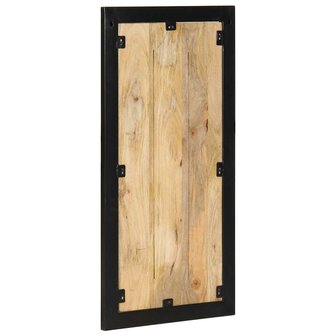 Kapstok 40x2x80 cm massief ruw mangohout 4