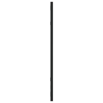 Wandspiegel rechthoekig 30x60 cm ijzer zwart 4