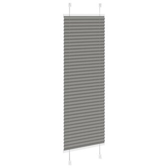 Pliss&eacute; rolgordijn 45x100 cm stofbreedte 44,4 cm antraciet 4