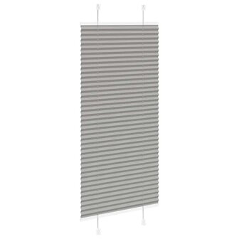 Pliss&eacute; rolgordijn 60x150 cm stofbreedte 59,4 cm antraciet 4