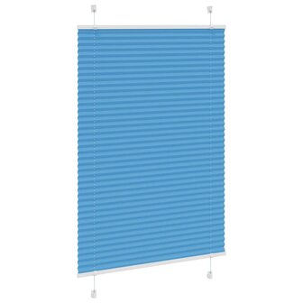 Pliss&eacute; rolgordijn 85x150 cm stofbreedte 84,4 cm polyester blauw 3