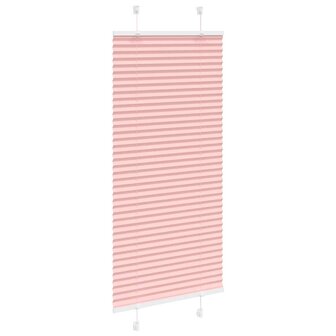 Pliss&eacute; rolgordijn 65x150 cm stofbreedte 64,4 cm polyester roze 3