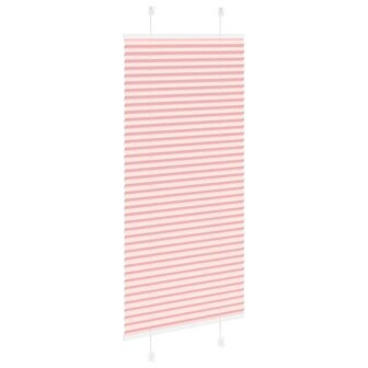 Pliss&eacute; rolgordijn 65x150 cm stofbreedte 64,4 cm polyester roze 4