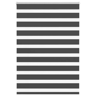 Zebra rolgordijn 95x150 cm stofbreedte 90,9 cm zwart 1