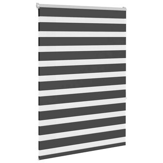 Zebra rolgordijn 95x150 cm stofbreedte 90,9 cm zwart 3