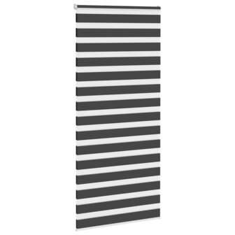 Zebra rolgordijn 95x200 cm stofbreedte 90,9 cm zwart 3