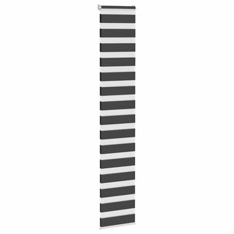 Zebra rolgordijn 45x230 cm stofbreedte 40,9 cm zwart 3