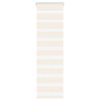 Zebra rolgordijn 40x100 cm stofbreedte 35,9 cm marmerbeige 1