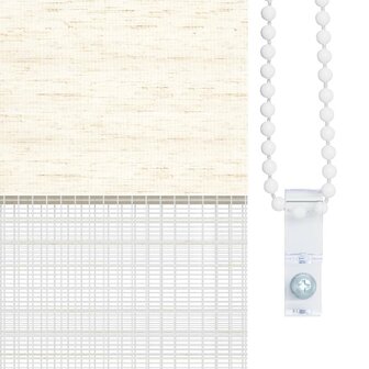 Zebra rolgordijn 40x100 cm stofbreedte 35,9 cm marmerbeige 9