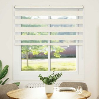 Zebra rolgordijn 135x100 cm stofbreedte 130,9 cm marmerbeige 2