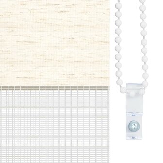 Zebra rolgordijn 85x150 cm stofbreedte 80,9 cm marmerbeige 9