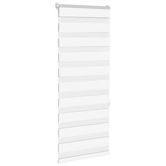 Zebra rolgordijn 65x150 cm stofbreedte 60,9 cm polyester wit 3