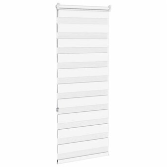 Zebra rolgordijn 65x150 cm stofbreedte 60,9 cm polyester wit 4
