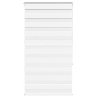 Zebra rolgordijn 75x150 cm stofbreedte 70,9 cm polyester wit 1