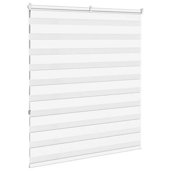 Zebra rolgordijn 130x150 cm stofbreedte 125,9cm polyester wit 4