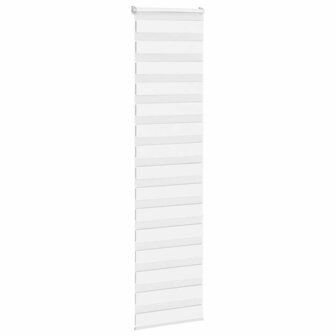 Zebra rolgordijn 60x200 cm stofbreedte 55,9 cm polyester wit 3