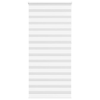 Zebra rolgordijn 105x230 cm stofbreedte 100,9cm polyester wit 1