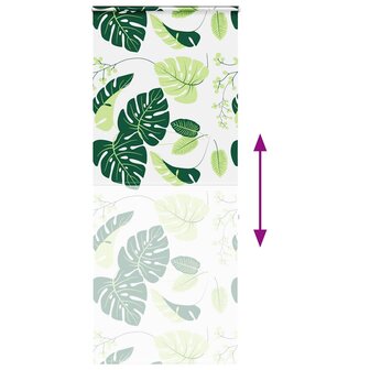 Doucherolgordijn met cassette 90x240 cm stofbreedte 86 cm 6