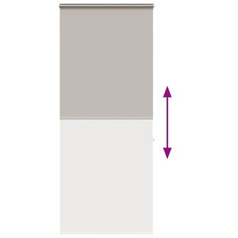 Doucherolgordijn met cassette 90x240 cm stofbreedte 86 cm 5