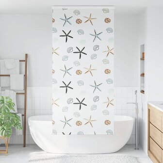 Doucherolgordijn met cassette 90x240 cm stofbreedte 86 cm 2
