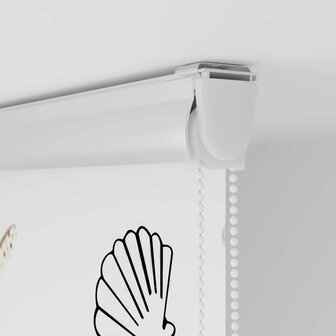 Doucherolgordijn met cassette 90x240 cm stofbreedte 86 cm 9