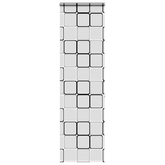 Doucherolgordijn met cassette 70x240 cm stofbreedte 66 cm 1