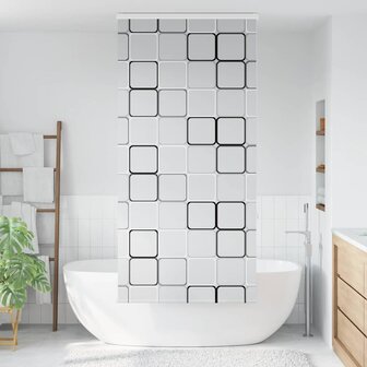 Doucherolgordijn met cassette 110x240 cm stofbreedte 106 cm 2