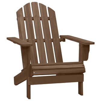 Tuinstoel hout bruin 1