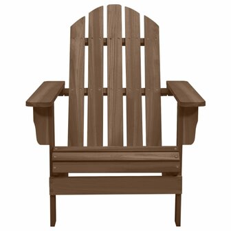 Tuinstoel hout bruin 2