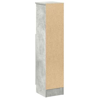 Badkamerkast met rolhouder 20,5x22x90 cm betongrijs 7
