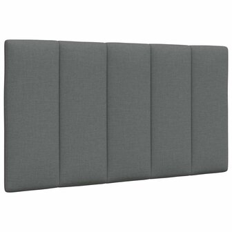 Hoofdbordkussen 80 cm stof donkergrijs 1