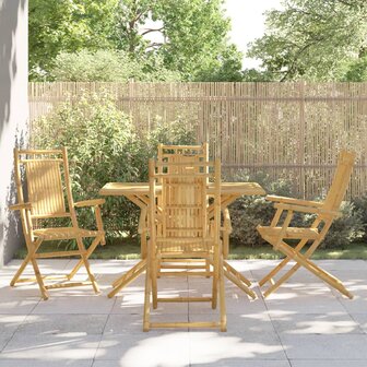 5-delige Tuinset bamboe 1