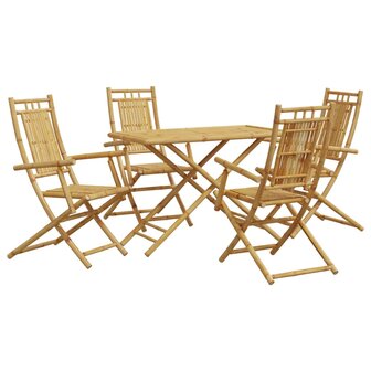 5-delige Tuinset bamboe 2