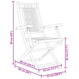 5-delige Tuinset bamboe 9